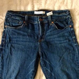 Eunina low rise relaxed fit blue jeans